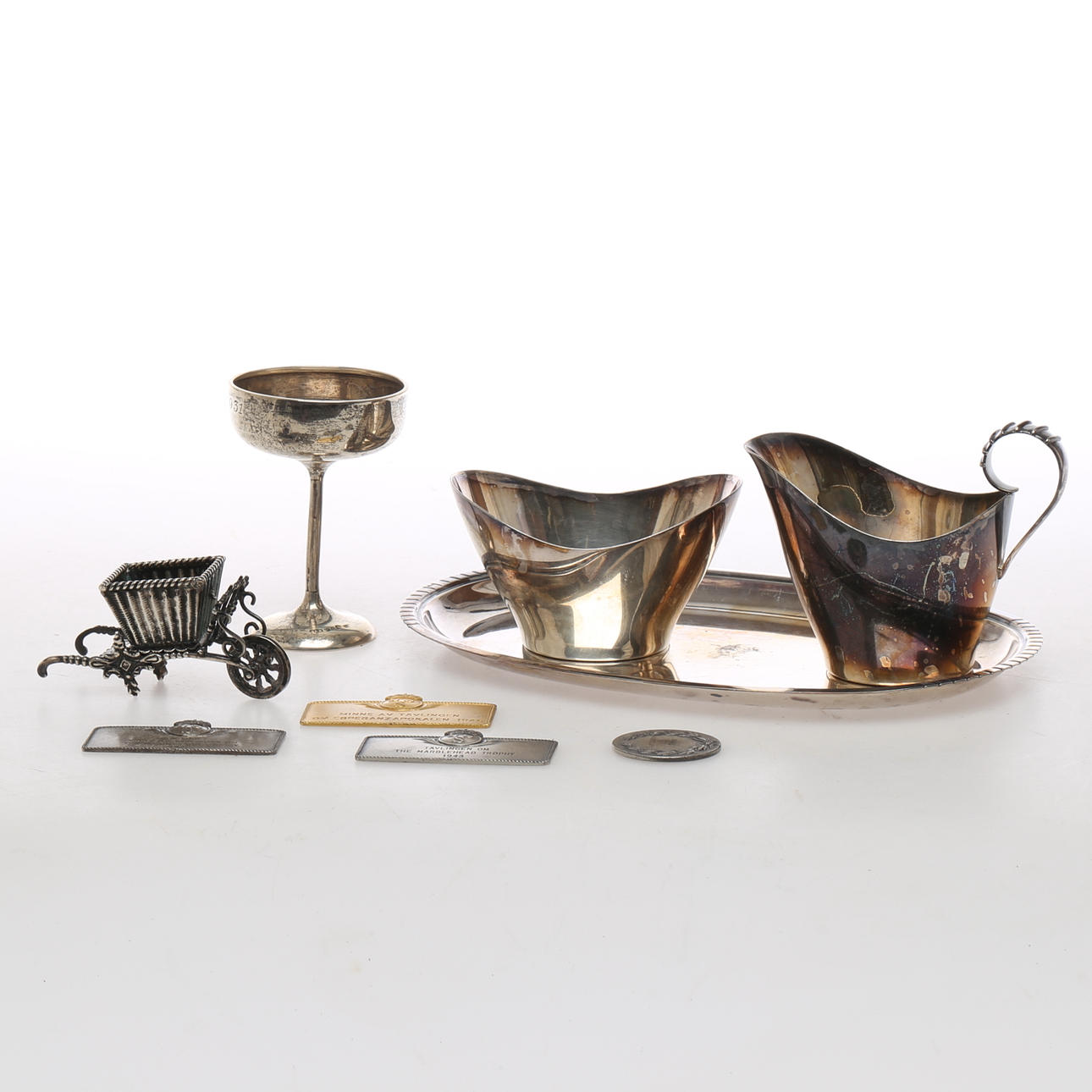 PARTI SILVER, 9 delar, 1900-tal.