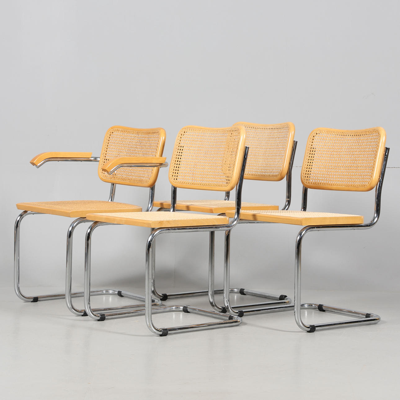STOLAR, efter Marcel Breuer, 4 st, "Cesca" .