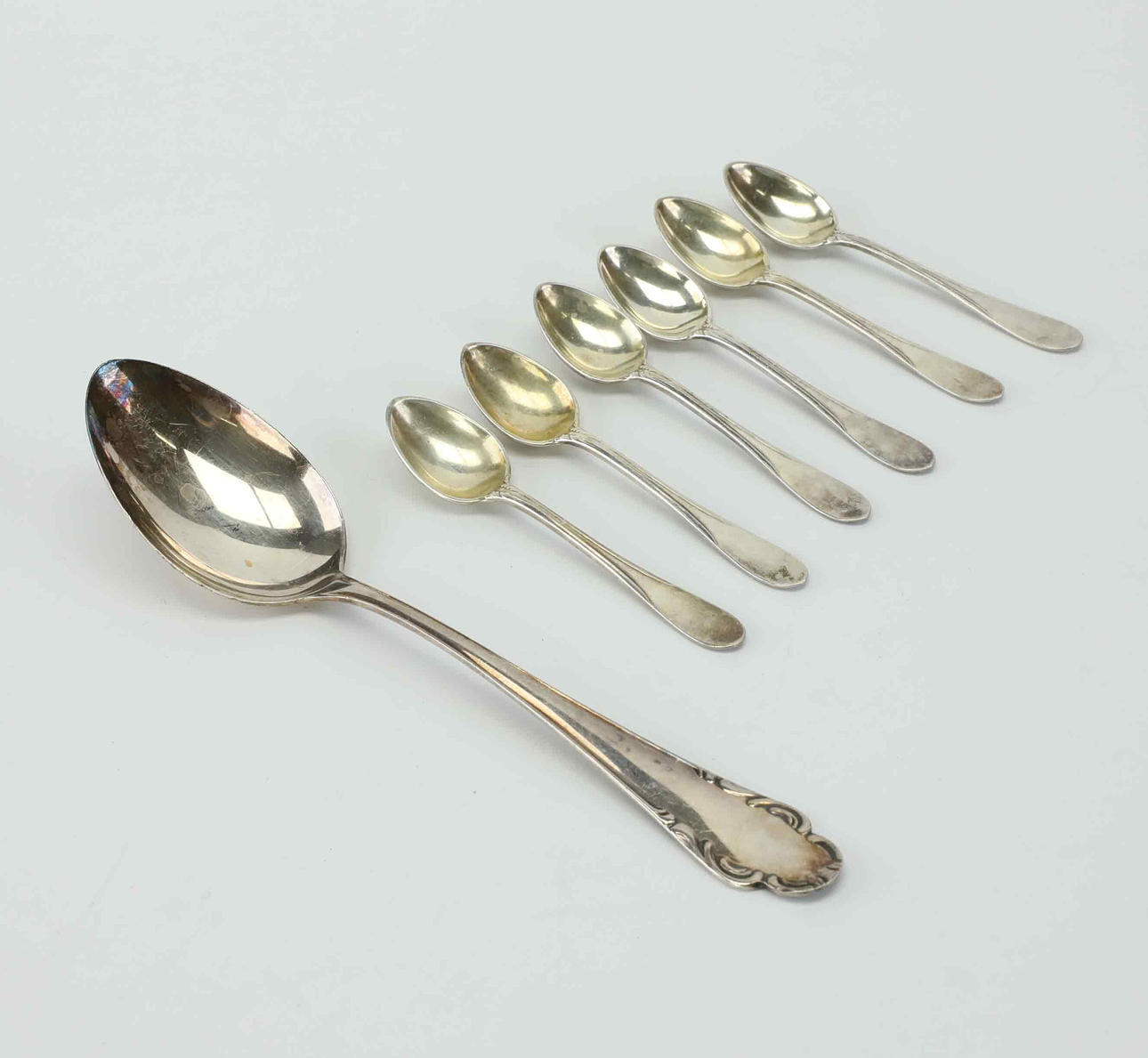 SKEDAR, 7 st, silver, 1900-tal.