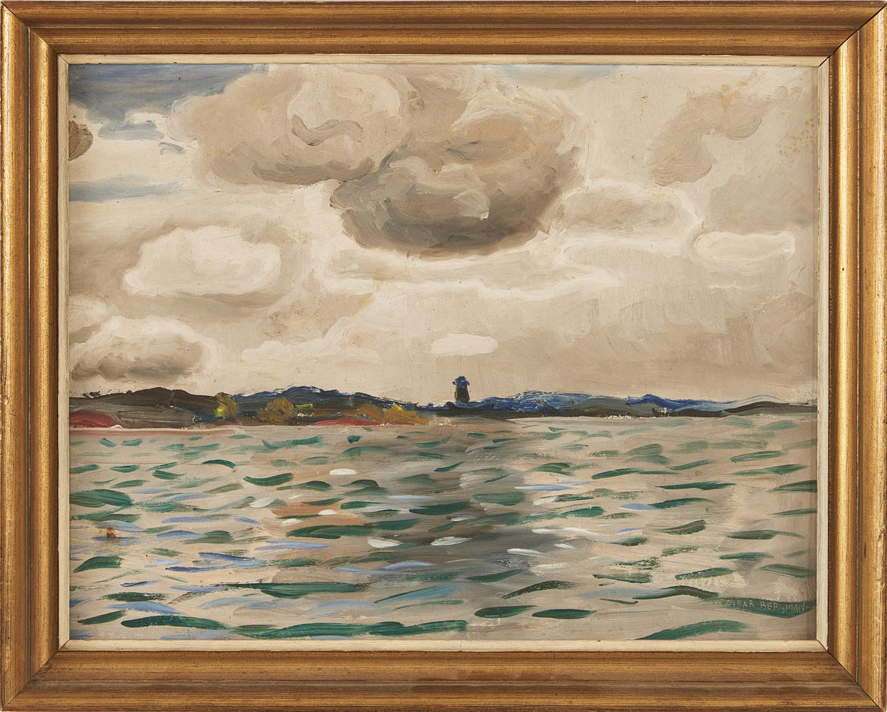 OSKAR BERGMAN. "Smådalarö kvarn".