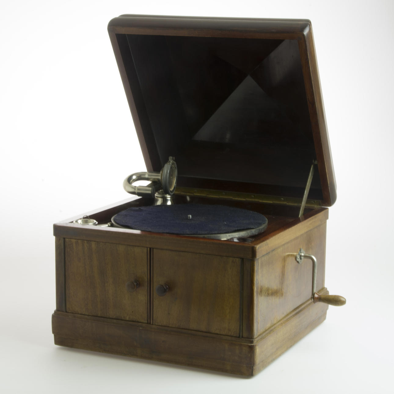 VEVGRAMMOFON, Pholyfon, mahogny, tidigt 1900-tal.