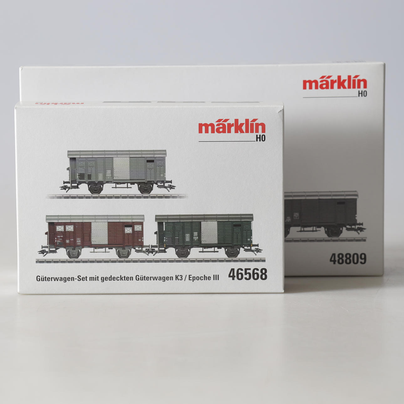 VAGNSET, 2 st. 46568 samt 48809, H0, Märklin.
