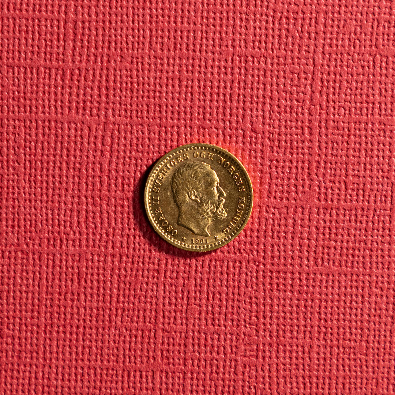 GULDMYNT. Sverige, 5 Kronor, 1901.