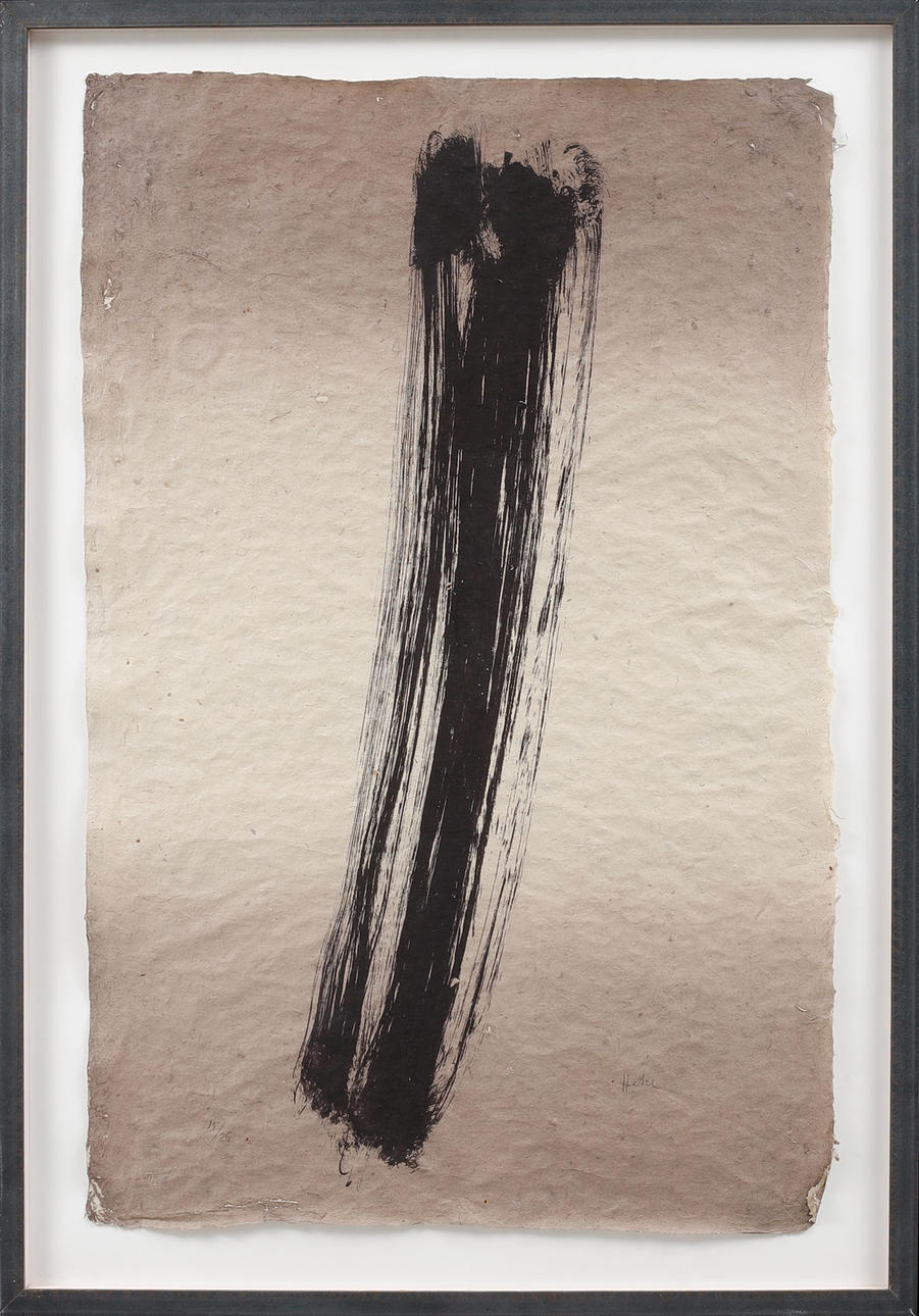 CLAES HAKE. Composition. Lithograph, signed and numbered 15/25.