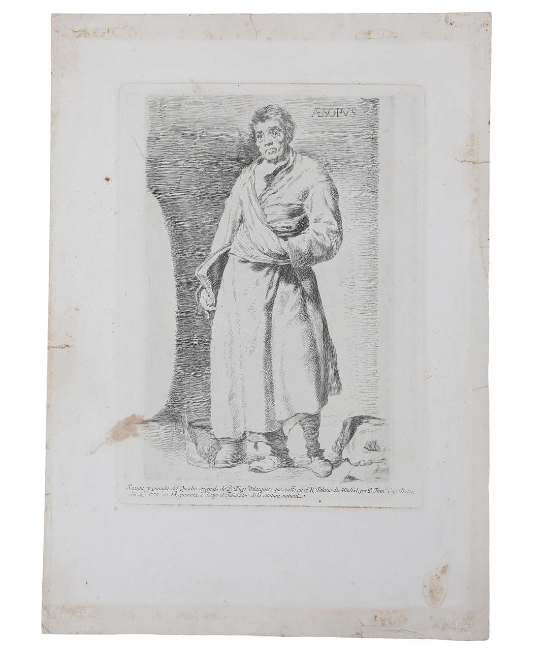 AFTER FRANCISCO DE GOYA Y LUCIENTES. Aesopus.