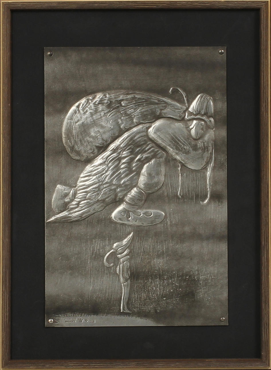 ROLAND LINDBLOM. Tenntavlor, 2 st, signerade.