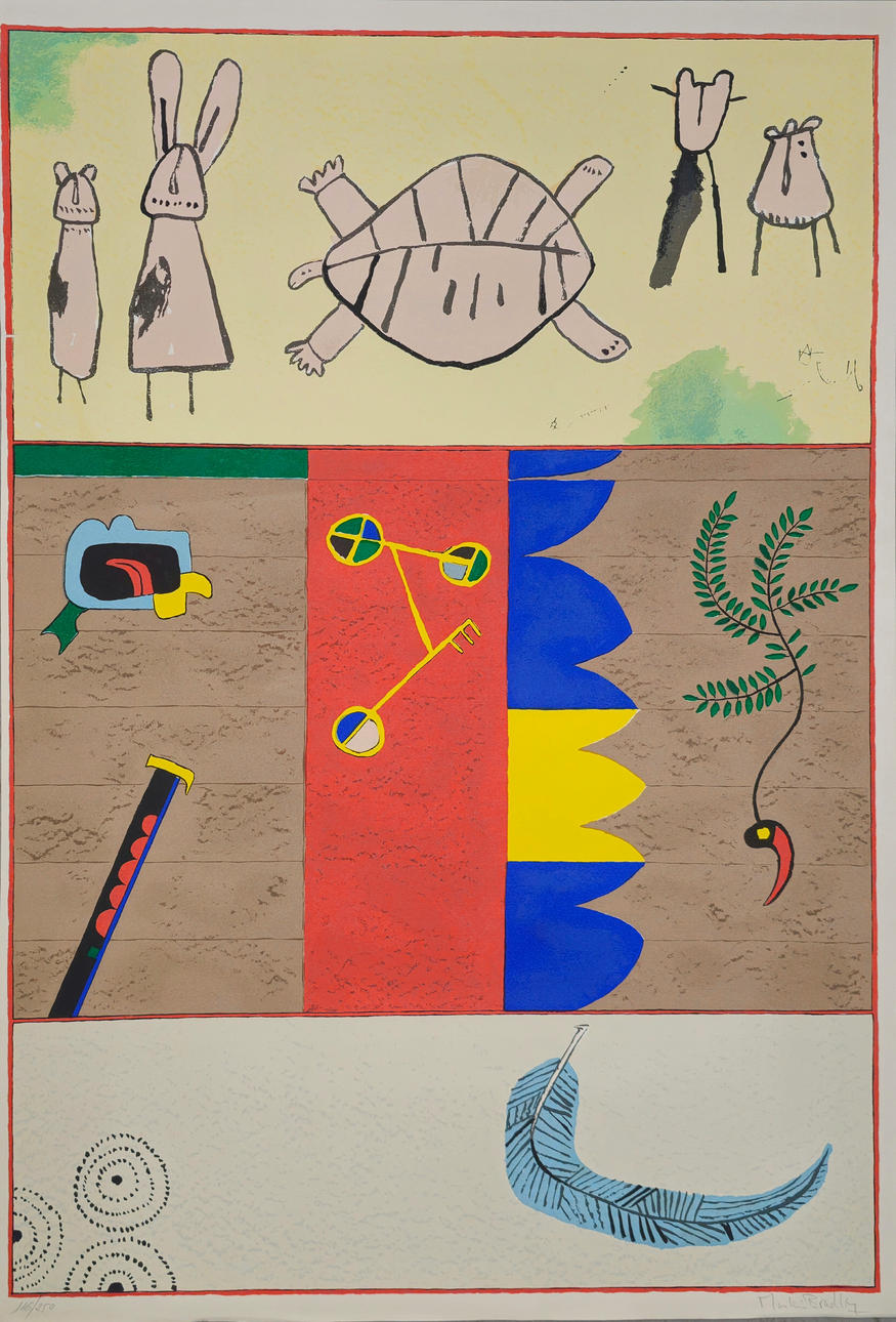 MARTIN BRADLEY. Serigraph. "Suite Olympic Centennial" and published by Centennial Editorial (Martí March) in Barcelona in 1992.