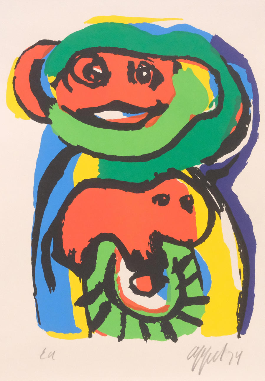 KAREL APPEL. LITOGRAFI.