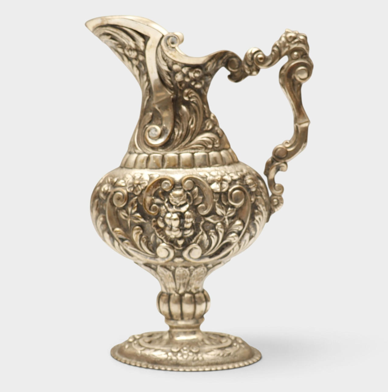 Neo-Baroque silver jug.