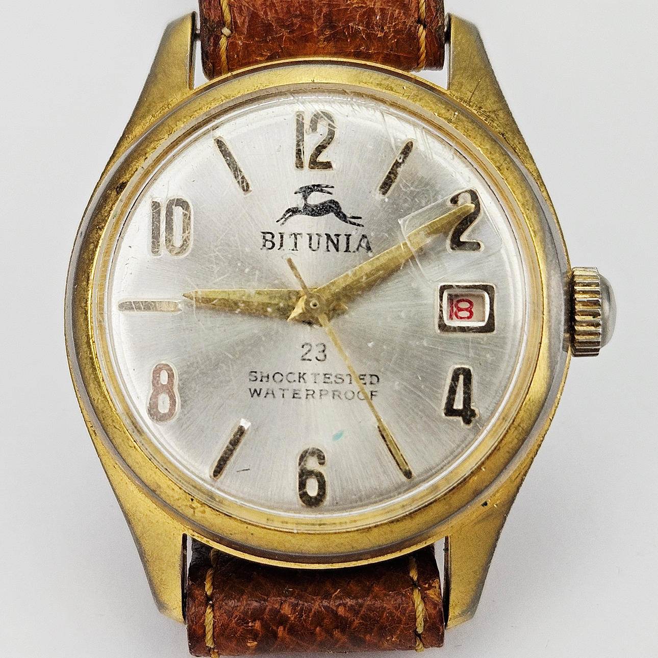 ARMBANDSUR, stål, Bitunia 23.