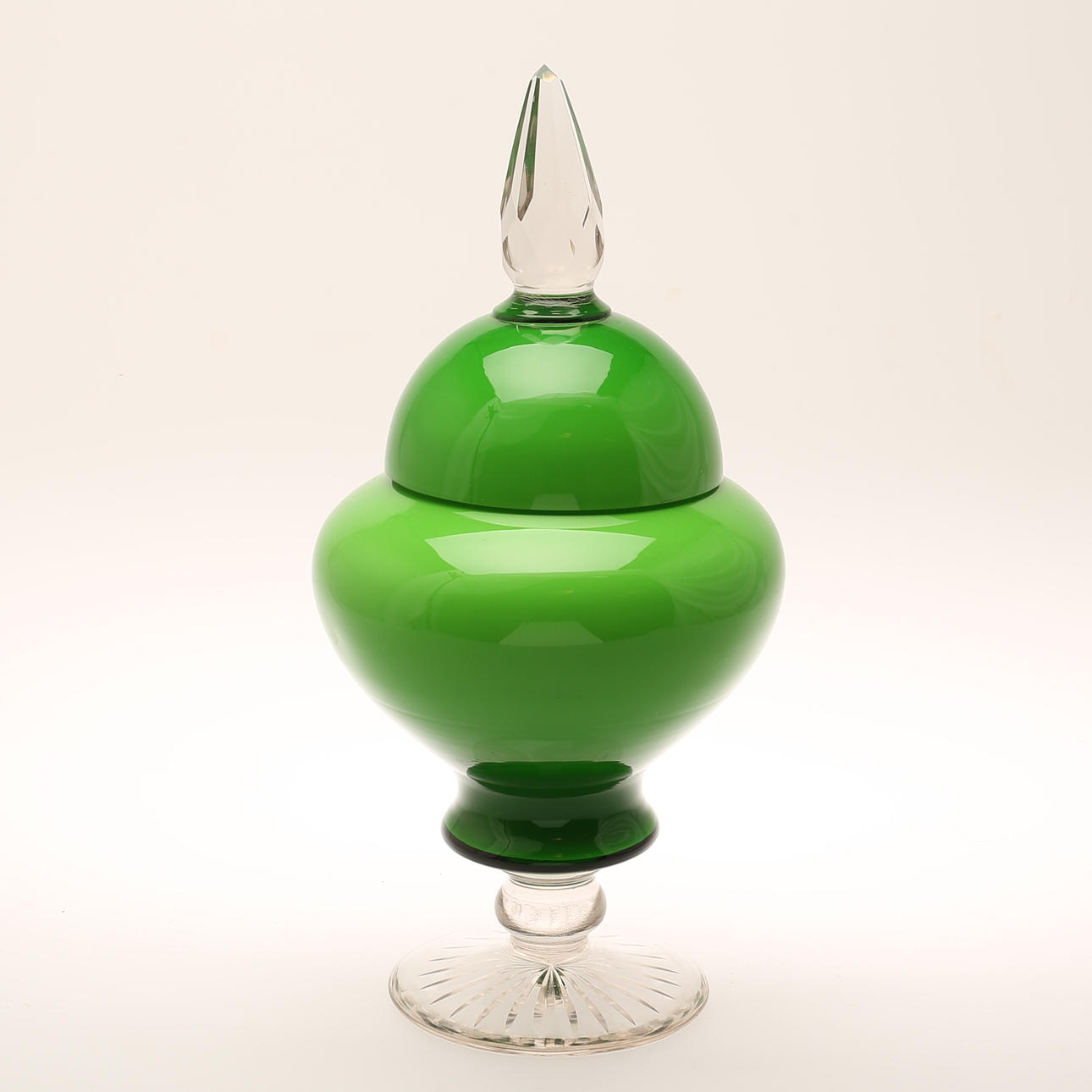 LOCKURNA på fot, glas, Artesania en piel, Llorens, spanien.