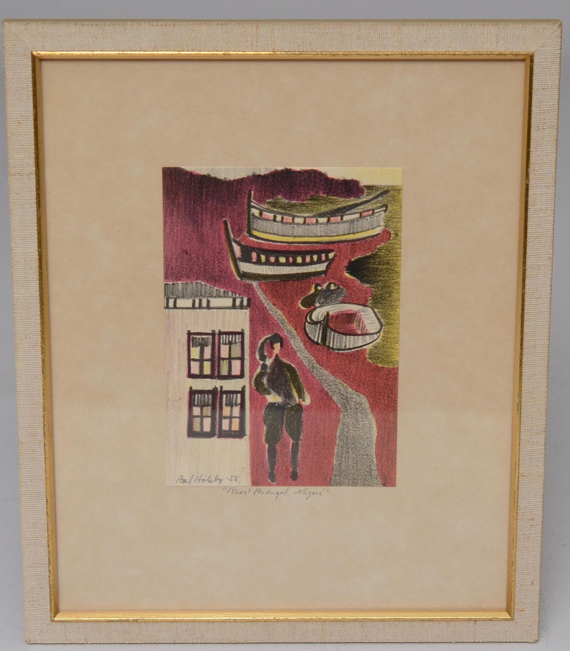 PAUL HOLSBY. LITOGRAFIER, tre st.