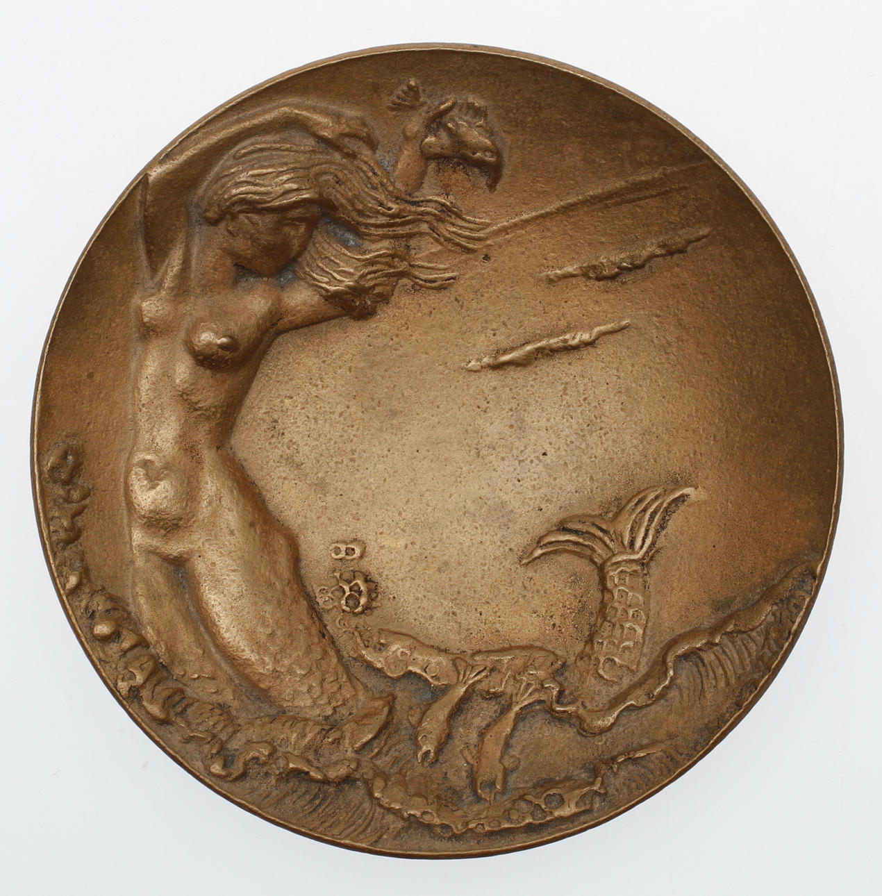 OSCAR ANTONSSON. Fat, brons, Ystad Metall, 1900 talets första hälft.