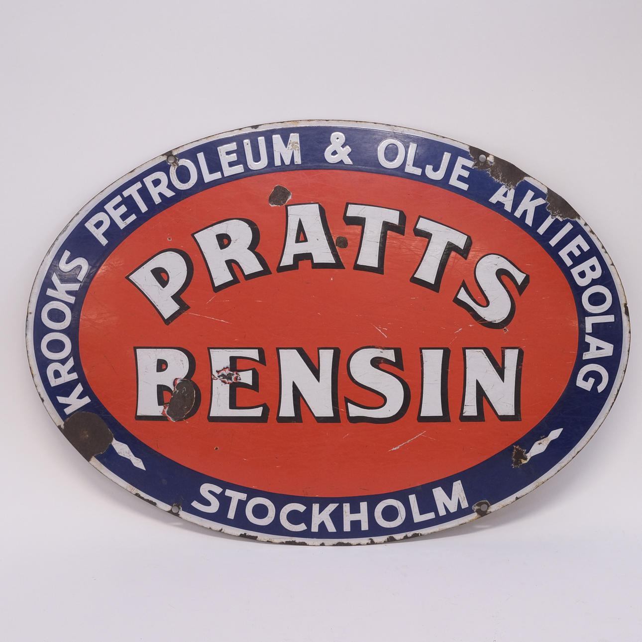 REKLAMSKYLT, PRATTS BENSIN.