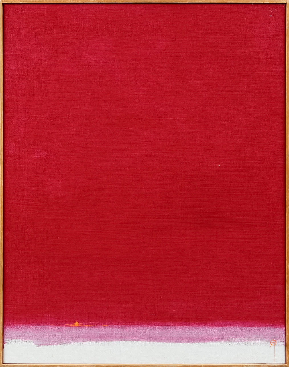 ARNE OLSSON. Composition, oil on canvas, monogram signed.