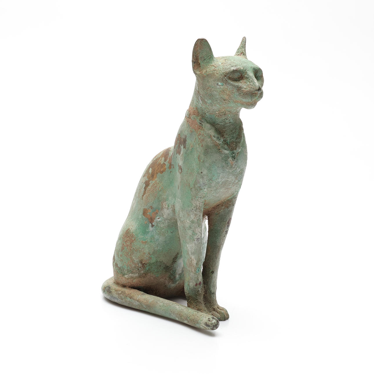 SKULPTUR, brons, efter antikens Egypten.