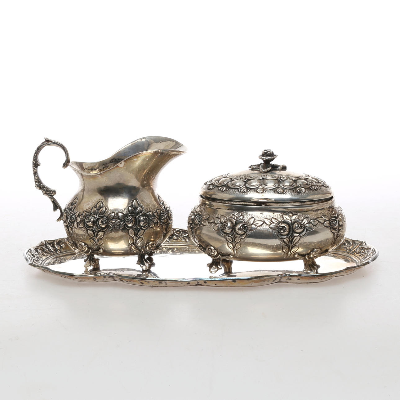 SILVER, 3 delar, Gewe 1962 samt svensk import.