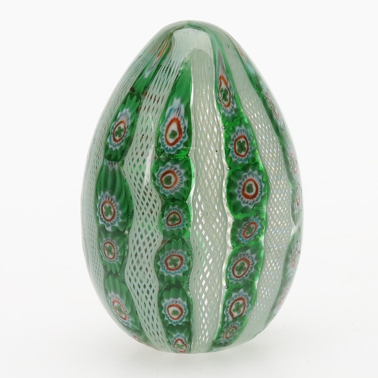 GLASÄGG. Murano, "Millefiori". 1900-talets andra halva.