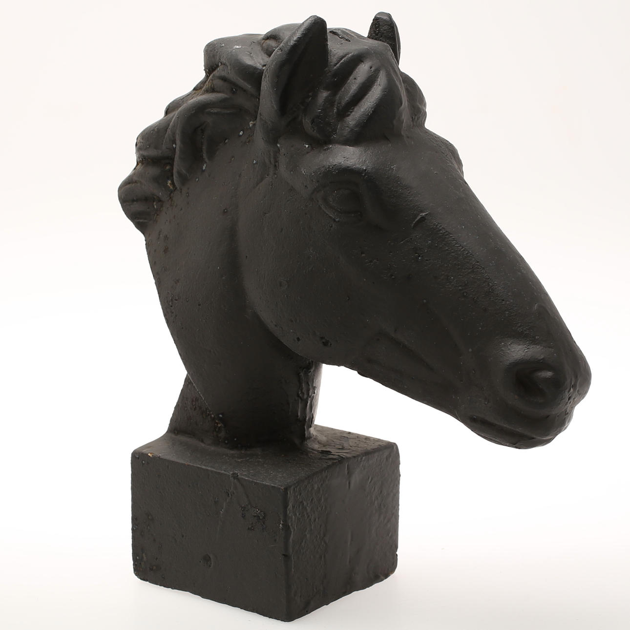 SKULPTUR, Häst, gjutjärn.