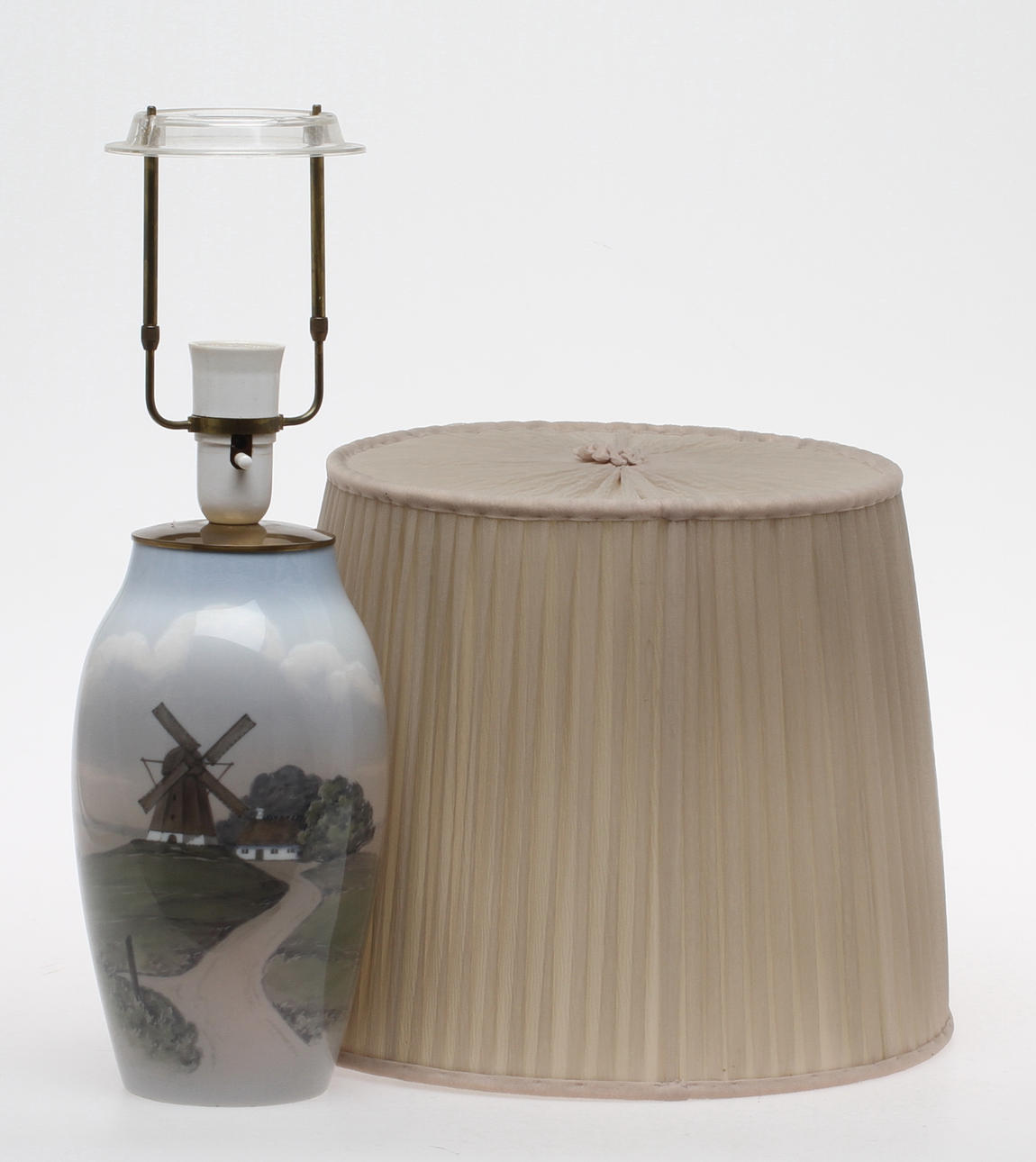 BORDSLAMPA, porslin, Bing & Gröndahl.