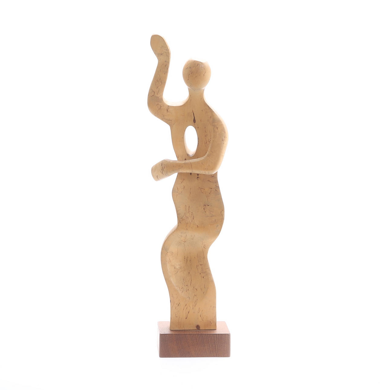 SVEN OLSSON. Skulptur, trä, signerad.