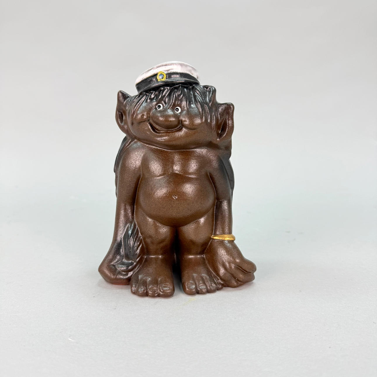 ERIK MORNILS. FIGURINE, ceramic, Nittsjö.