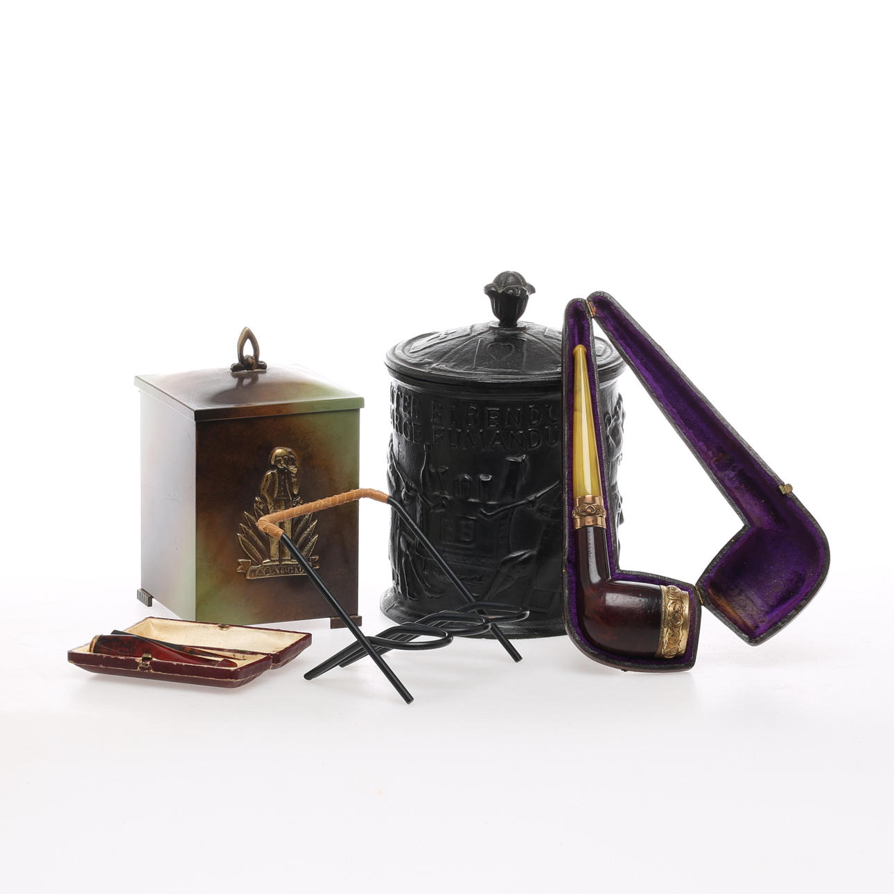 PARTI DIVERSE, 6 delar, tema Tobak, 1900-tal.