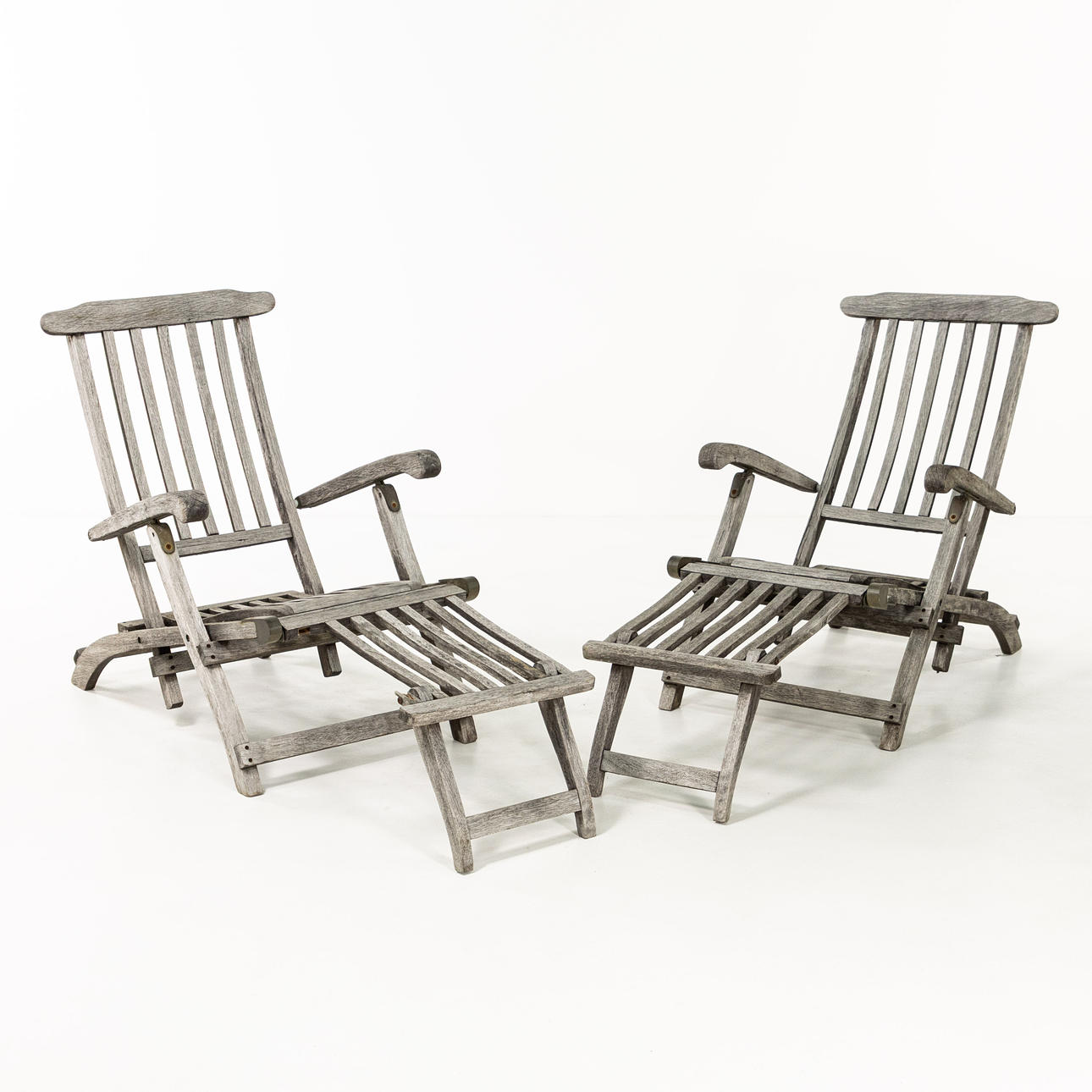 DÄCKSTOLAR. Ett par, teak, Scan Com, Danmark.