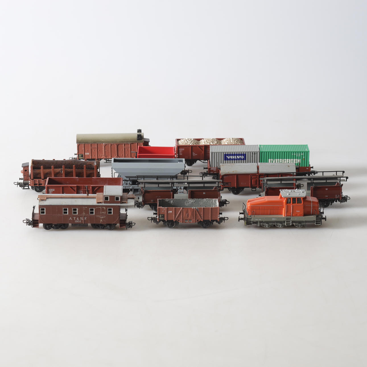LOK & VAGNAR, 13 delar, H0, Märklin.