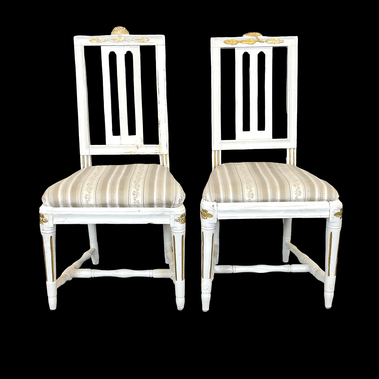 CHAIRS, a pair, Late Gustavian.