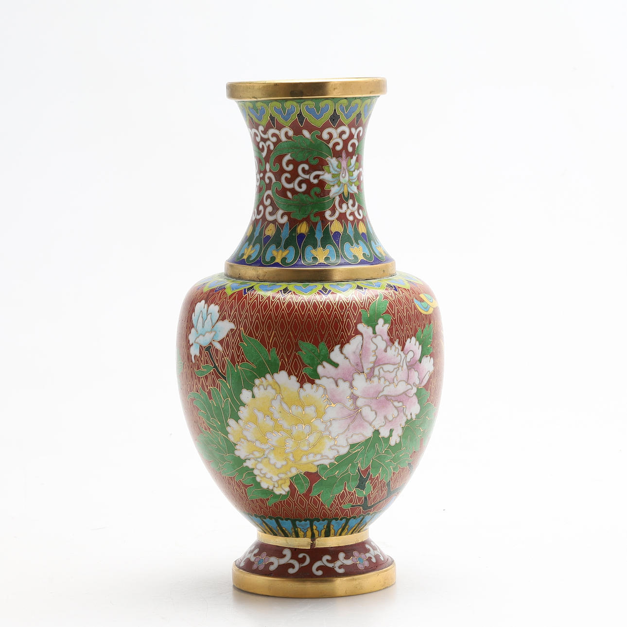 VAS, cloisonné, Kina, 1900-tal.