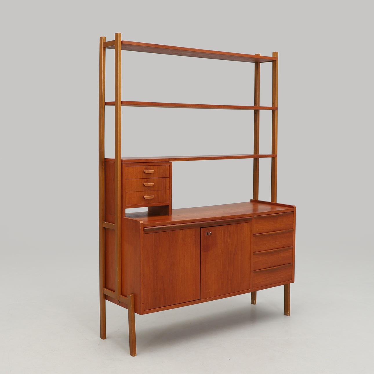 BOKHYLLA, teak, 1950/60-tal.