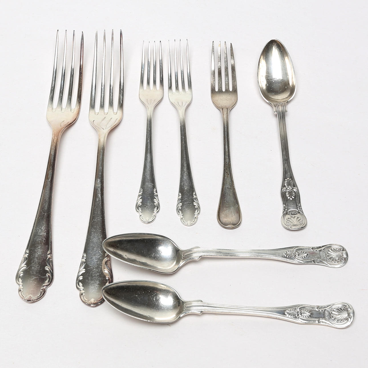 BESTICK 8 delar, silver.