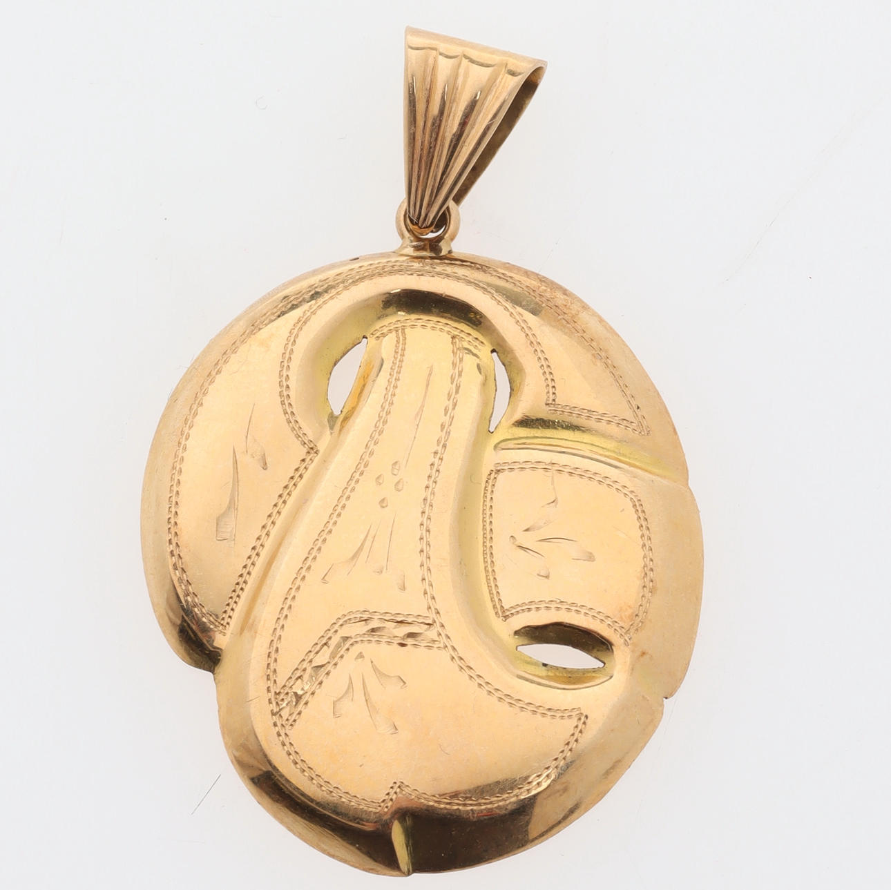 HÄNGE, 18K guld, Victor Janson guldvaru.