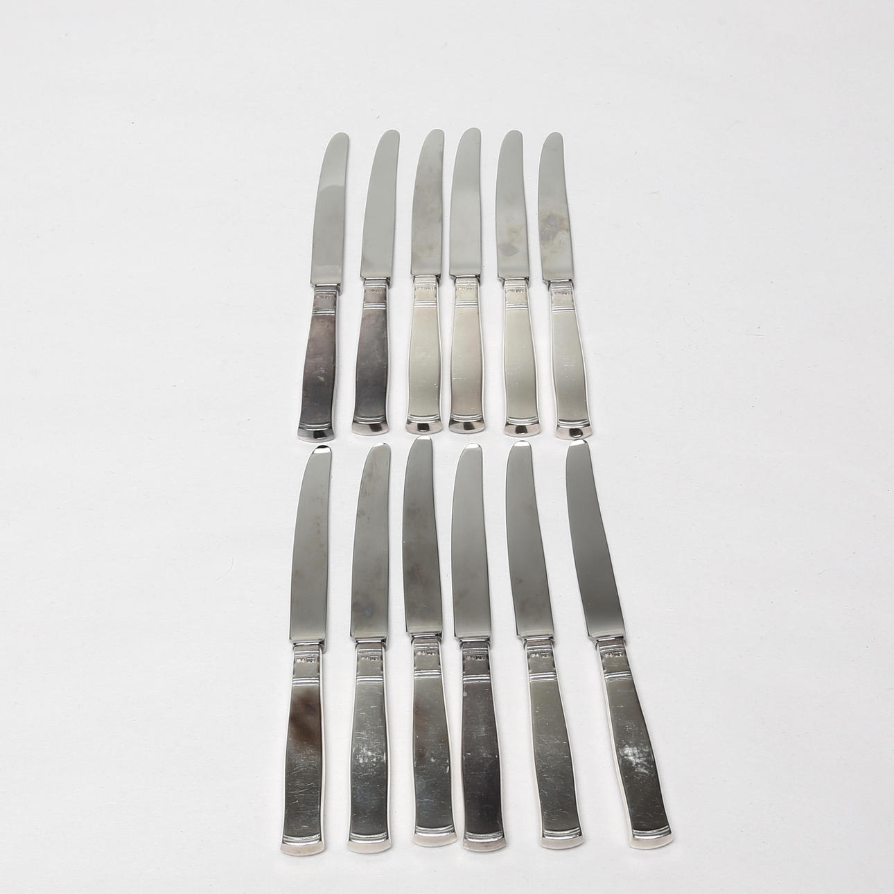 FRUKTKNIVAR, 12 st, silver, Rosenholm.