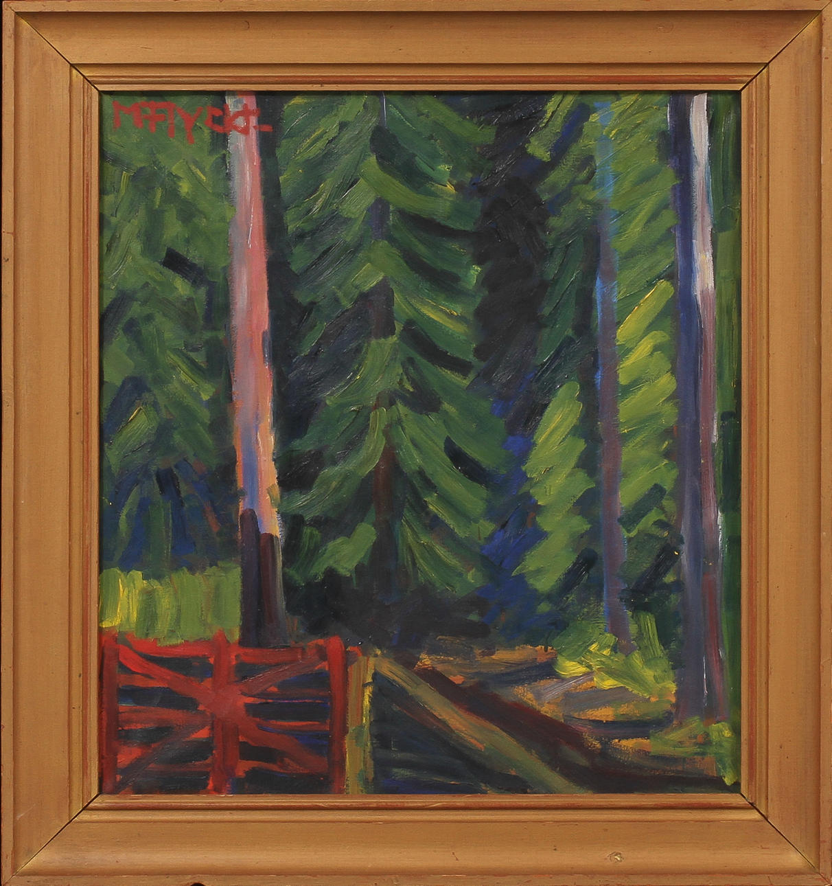 MANFRED FLYCKT. Olja på duk, signerad.