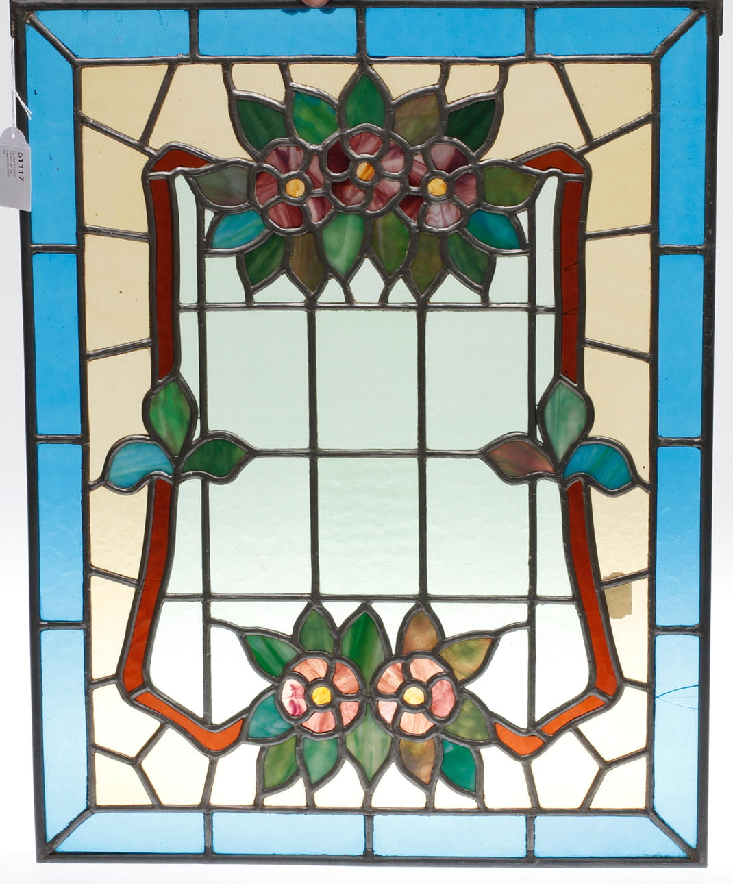 BLYINFATTADE GLAS, ett par, jugend, 1900 tal.