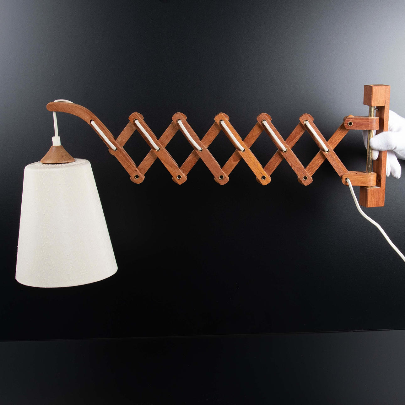 SAXLAMPA, TEAK 50-60-TAL.