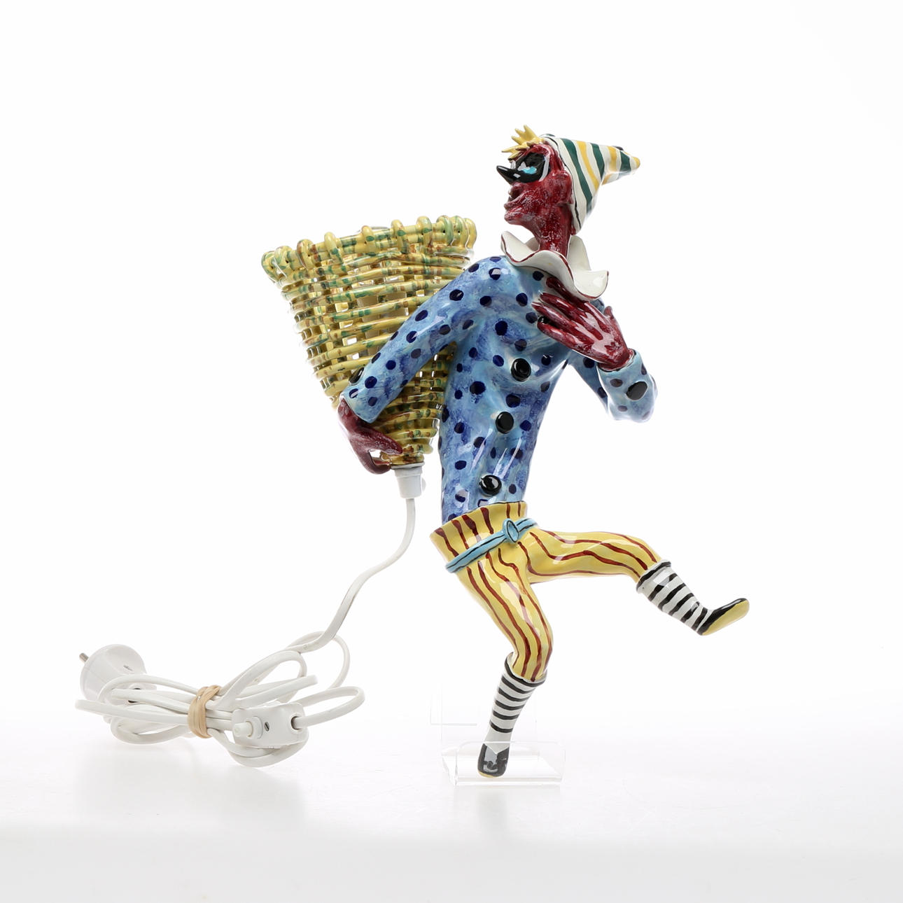 VÄGGLAMPA, keramik, San Polo, Venezia, Italien, 1900-tal.