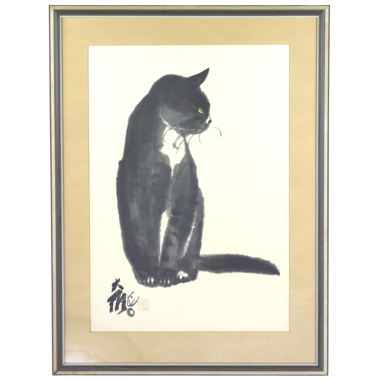 DA WEI KWO. Lithograph, "Tip", signed in the plate.