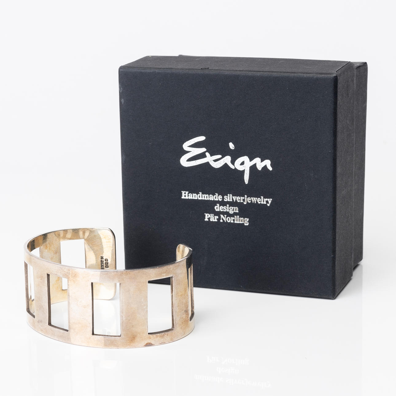 PÄR NORLING. Bangle, sterling silver, Exign AB, contemporary.
