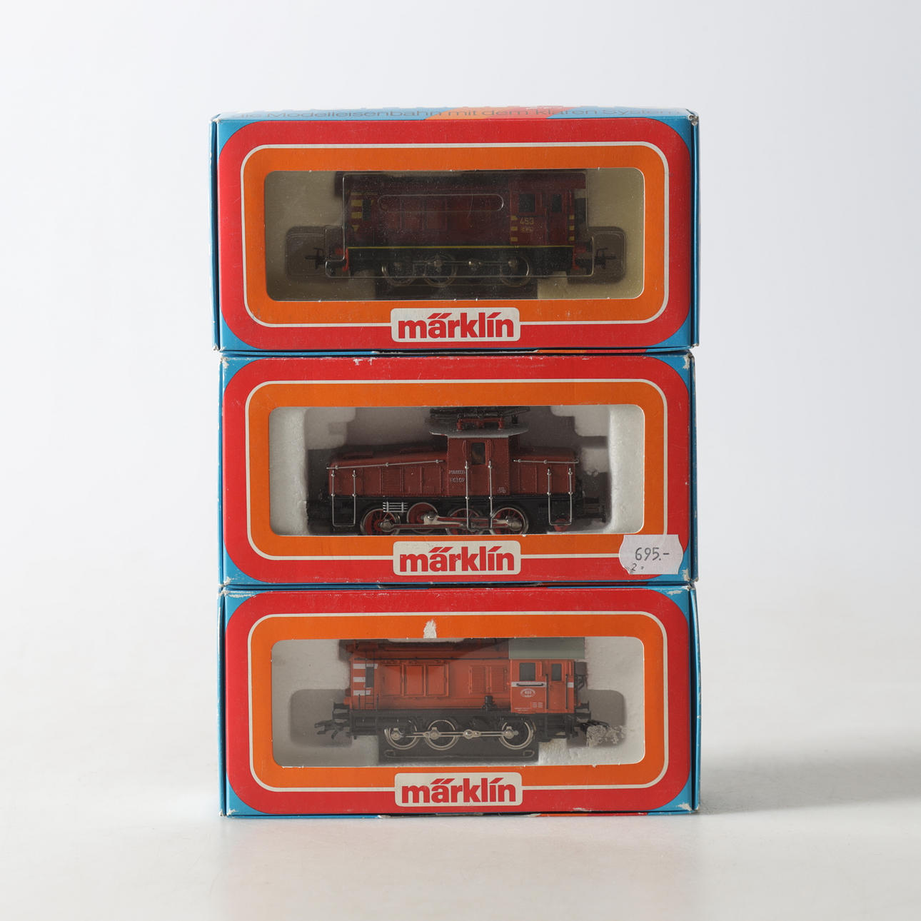 LOK, 3 st. 3136, 3138 samt 3002, H0, Märklin.