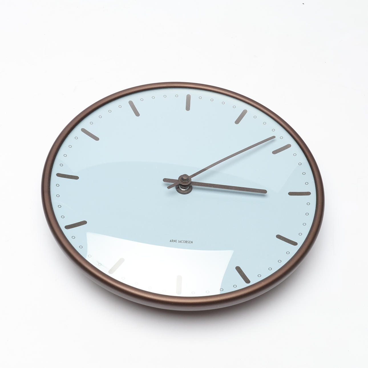 ARNE JACOBSEN. WALL CLOCK, quartz, "Original city hall clock".