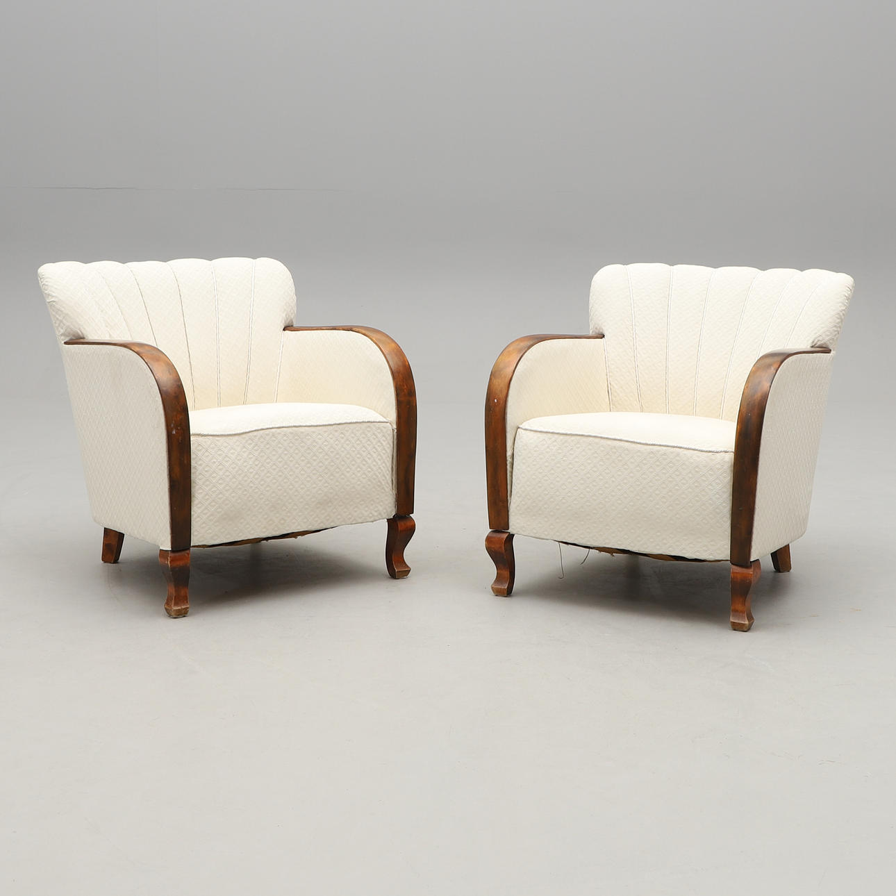 FÅTÖLJER, 1 par, art deco, 1930/40-tal.