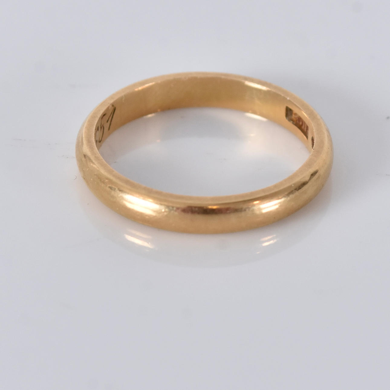 RING, 18 karat rödguld.