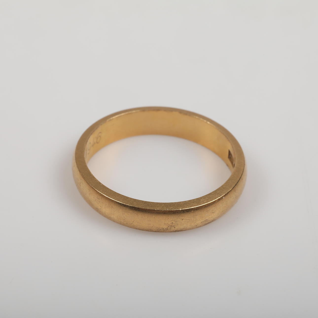 ALLIANSRING, 18 K guld.