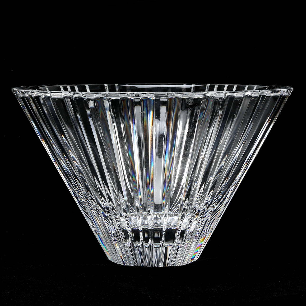 SKÅL, glas, Orrefors, stämpelsignerad.
