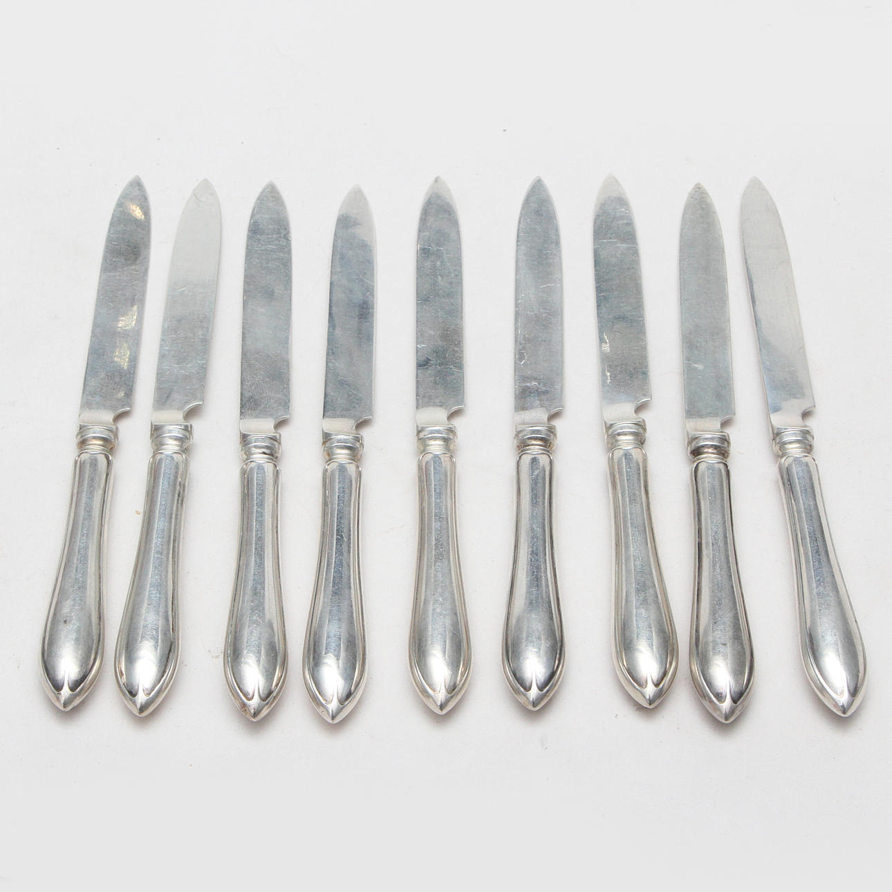 FRUKTKNIVAR, 9 st, silver.