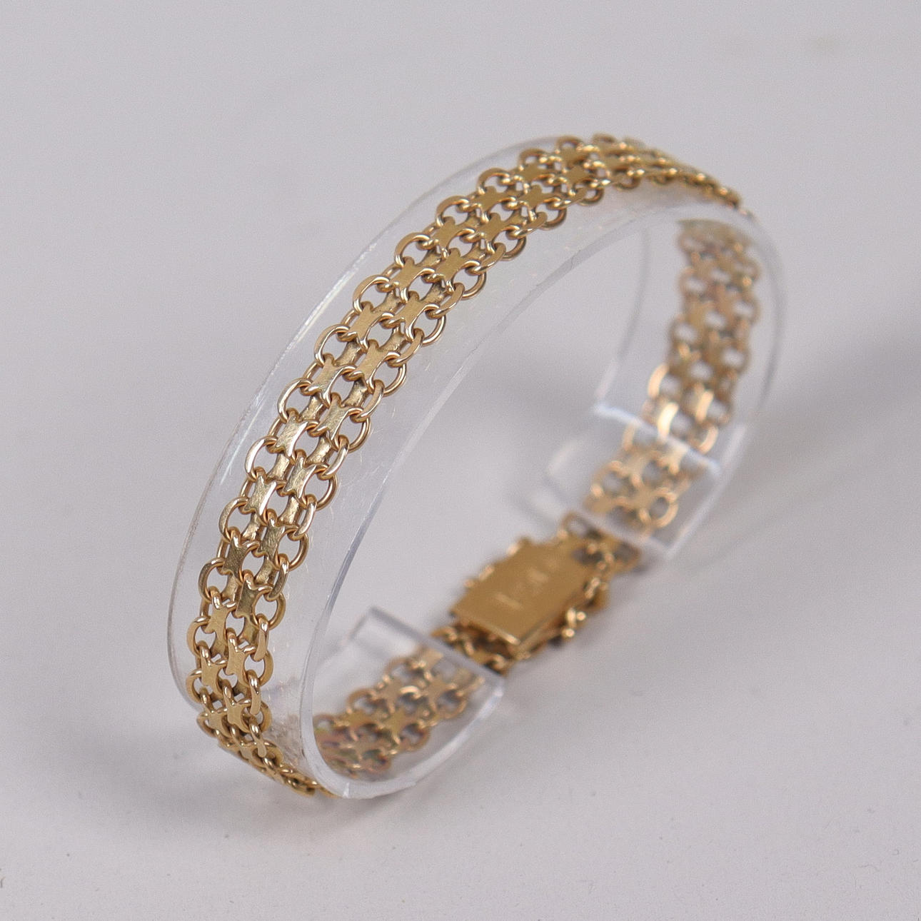 ARMBAND, X-Länk, 18k guld.