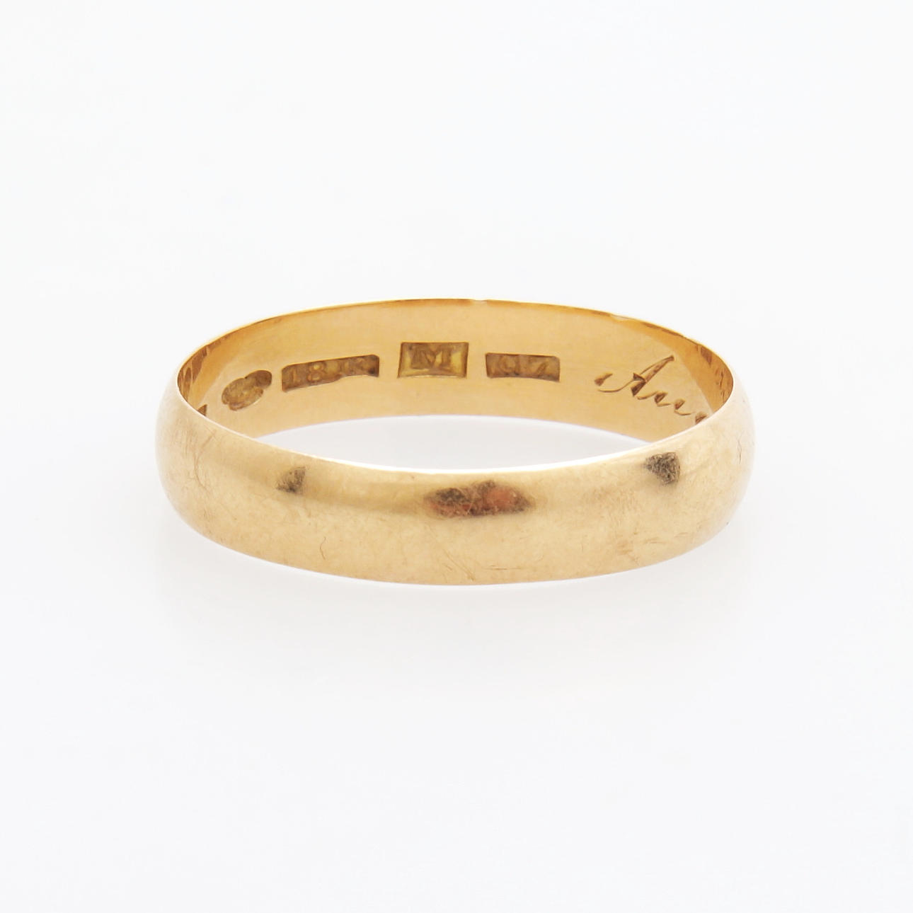 RING, guld 18K, Malmö, 1905, vikt 3,16 gram.